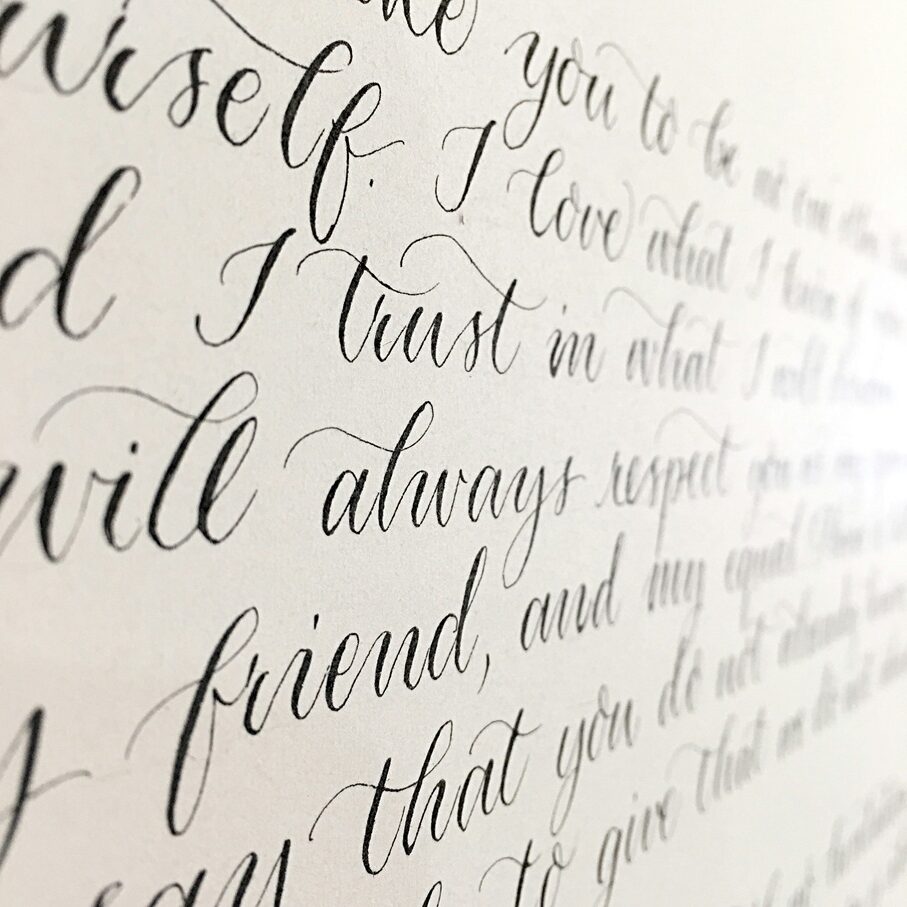 western calligraphy